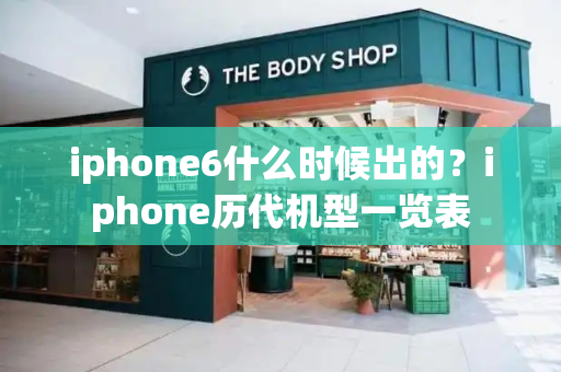 iphone6什么时候出的？iphone历代机型一览表-第1张图片-星选测评