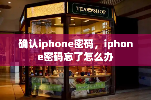 确认iphone密码，iphone密码忘了怎么办