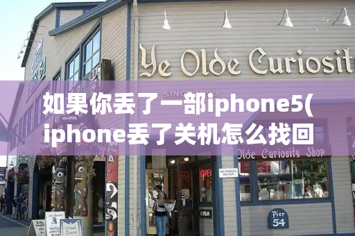 如果你丢了一部iphone5(iphone丢了关机怎么找回来)-第1张图片-星选测评