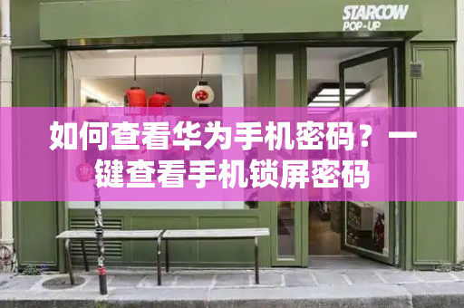 如何查看华为手机密码？一键查看手机锁屏密码
