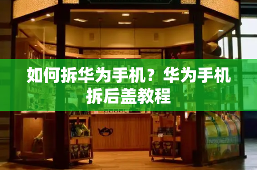 如何拆华为手机？华为手机拆后盖教程-第1张图片-星选测评