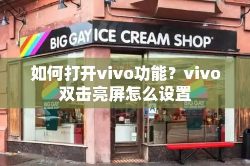 如何打开vivo功能？vivo双击亮屏怎么设置-第1张图片-星选测评