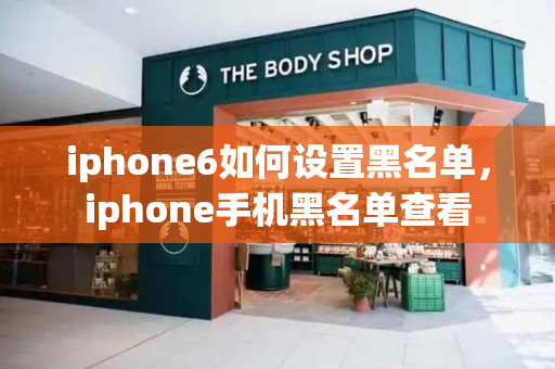 iphone6如何设置黑名单，iphone手机黑名单查看