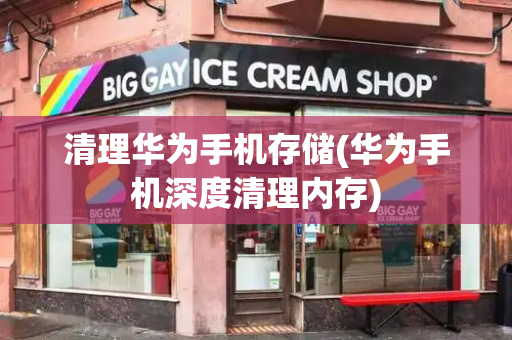 清理华为手机存储(华为手机深度清理内存)