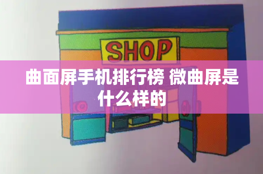 曲面屏手机排行榜 微曲屏是什么样的-第1张图片-星选测评