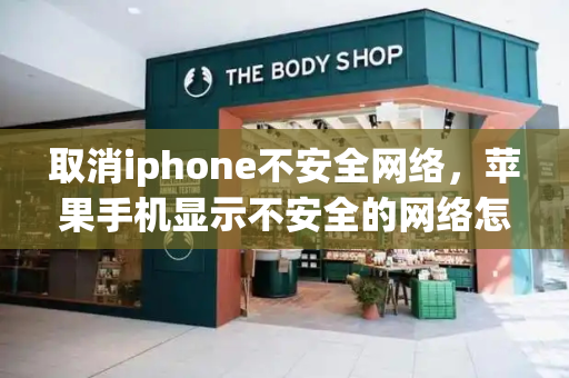 取消iphone不安全网络，苹果手机显示不安全的网络怎么解决-第1张图片-星选测评