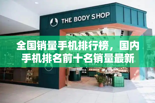 全国销量手机排行榜，国内手机排名前十名销量最新