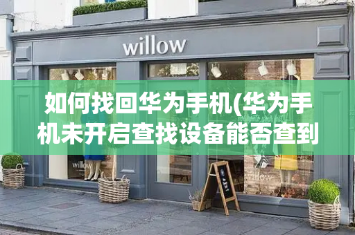 如何找回华为手机(华为手机未开启查找设备能否查到)-第1张图片-星选测评