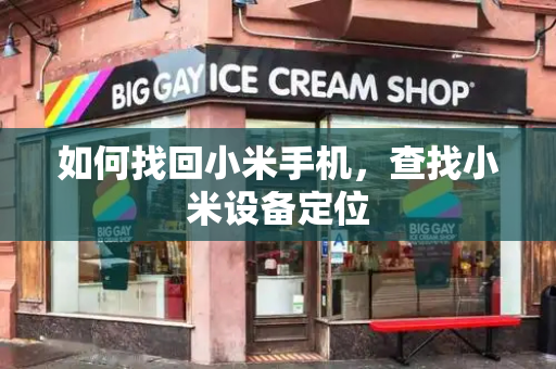 如何找回小米手机，查找小米设备定位-第1张图片-星选测评