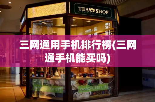 三网通用手机排行榜(三网通手机能买吗)