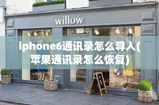 iphone6通讯录怎么导入(苹果通讯录怎么恢复)