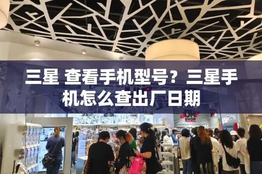 三星 查看手机型号？三星手机怎么查出厂日期-第1张图片-星选测评
