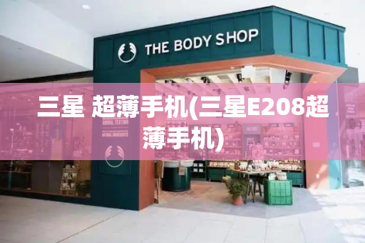 三星 超薄手机(三星E208超薄手机)-第1张图片-星选测评