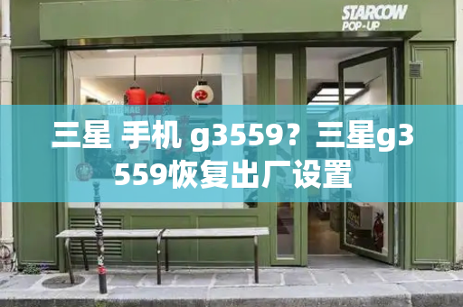 三星 手机 g3559？三星g3559恢复出厂设置-第1张图片-星选测评