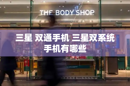 三星 双通手机 三星双系统手机有哪些-第1张图片-星选测评