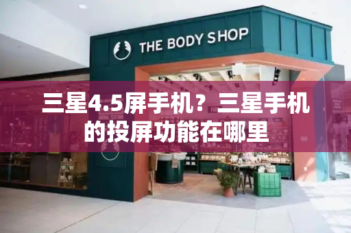 三星4.5屏手机？三星手机的投屏功能在哪里