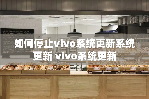 如何停止vivo系统更新系统更新 vivo系统更新-第1张图片-星选测评