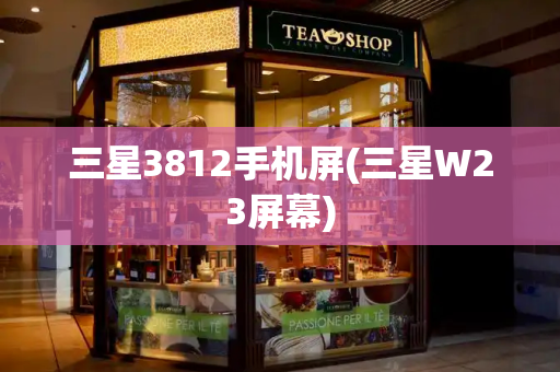 三星3812手机屏(三星W23屏幕)-第1张图片-星选测评