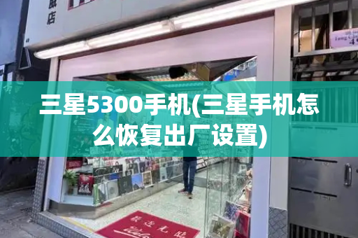 三星5300手机(三星手机怎么恢复出厂设置)-第1张图片-星选测评