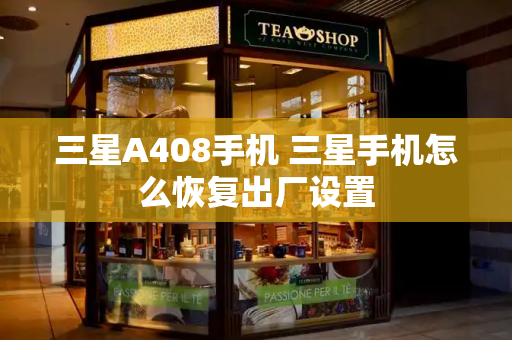三星A408手机 三星手机怎么恢复出厂设置-第1张图片-星选测评