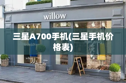 三星A700手机(三星手机价格表)-第1张图片-星选测评