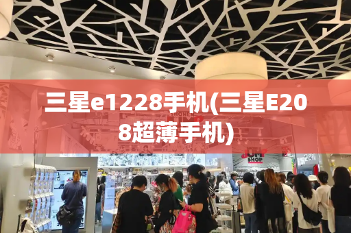 三星e1228手机(三星E208超薄手机)