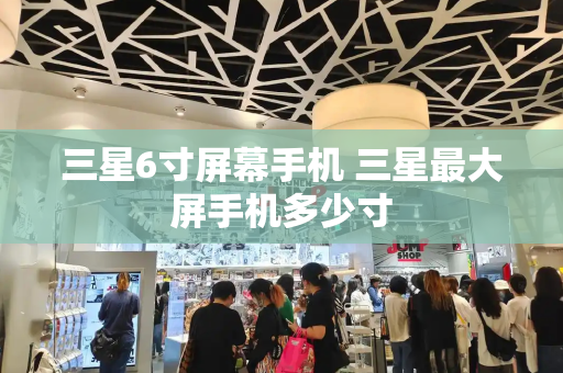 三星6寸屏幕手机 三星最大屏手机多少寸-第1张图片-星选测评