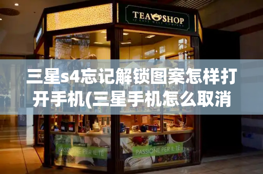 三星s4忘记解锁图案怎样打开手机(三星手机怎么取消锁屏图案)-第1张图片-星选测评