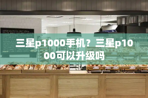 三星p1000手机？三星p1000可以升级吗