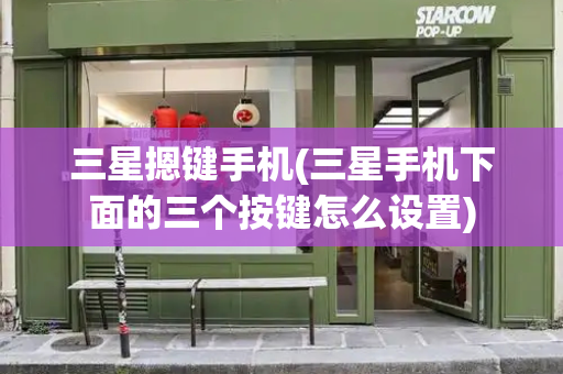三星摁键手机(三星手机下面的三个按键怎么设置)-第1张图片-星选测评