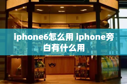 iphone6怎么用 iphone旁白有什么用-第1张图片-星选测评