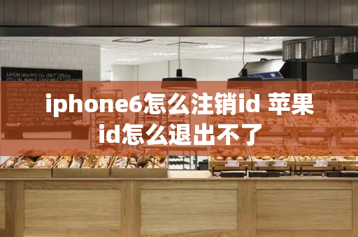 iphone6怎么注销id 苹果id怎么退出不了