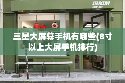 三星大屏幕手机有哪些(8寸以上大屏手机排行)-第1张图片-星选测评