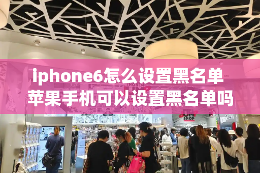 iphone6怎么设置黑名单 苹果手机可以设置黑名单吗-第1张图片-星选测评