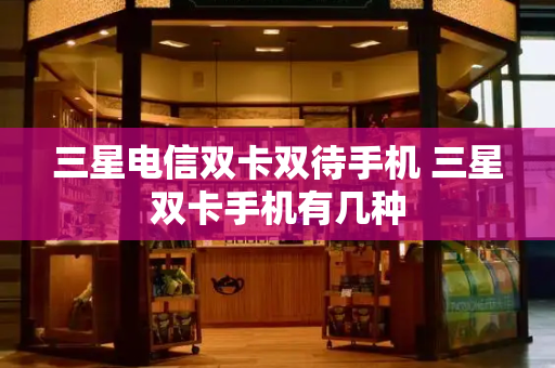 三星电信双卡双待手机 三星双卡手机有几种