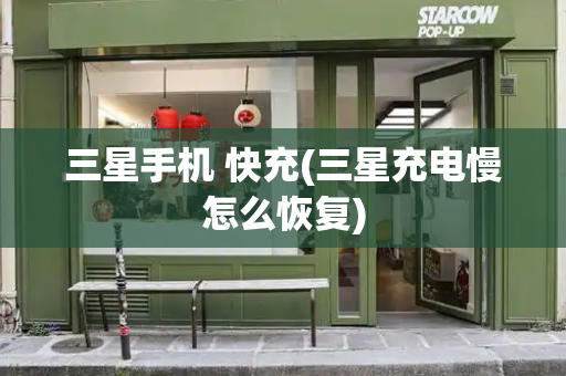 三星手机 快充(三星充电慢怎么恢复)