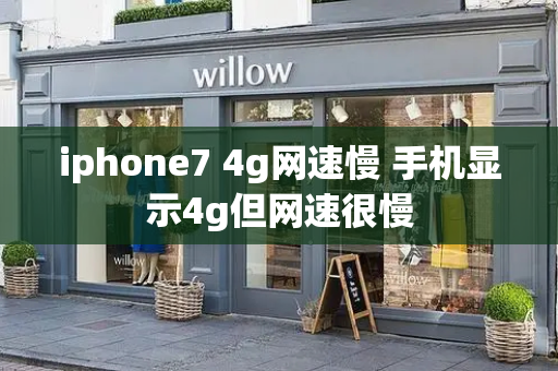 iphone7 4g网速慢 手机显示4g但网速很慢-第1张图片-星选测评