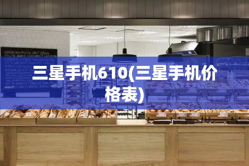 三星手机610(三星手机价格表)