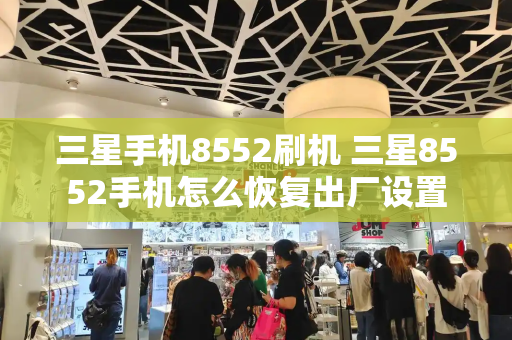 三星手机8552刷机 三星8552手机怎么恢复出厂设置-第1张图片-星选测评