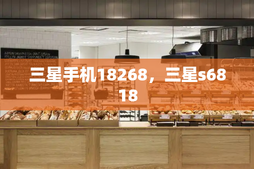 三星手机18268，三星s6818-第1张图片-星选测评