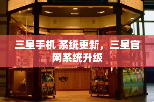 三星手机 系统更新，三星官网系统升级-第1张图片-星选测评