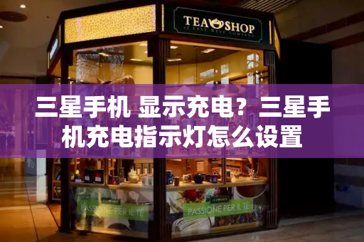 三星手机 显示充电？三星手机充电指示灯怎么设置-第1张图片-星选测评