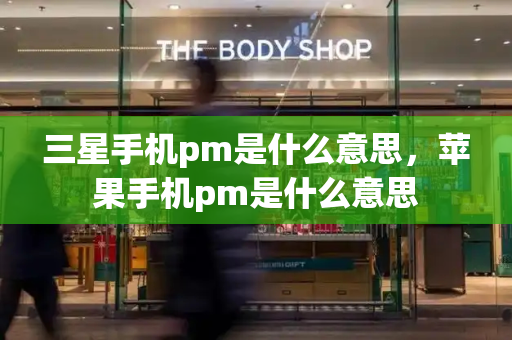 三星手机pm是什么意思，苹果手机pm是什么意思-第1张图片-星选测评