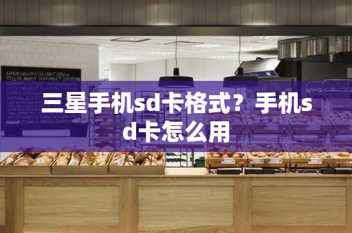 三星手机sd卡格式？手机sd卡怎么用
