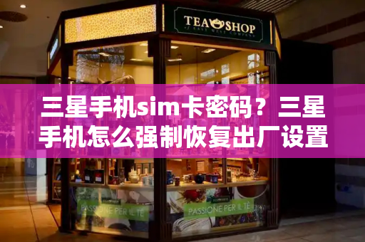 三星手机sim卡密码？三星手机怎么强制恢复出厂设置-第1张图片-星选测评