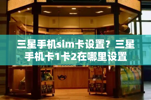 三星手机sim卡设置？三星手机卡1卡2在哪里设置-第1张图片-星选测评