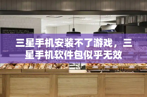 三星手机安装不了游戏，三星手机软件包似乎无效-第1张图片-星选测评