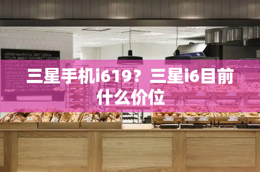 三星手机i619？三星i6目前什么价位