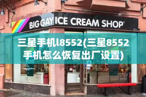 三星手机l8552(三星8552手机怎么恢复出厂设置)-第1张图片-星选测评