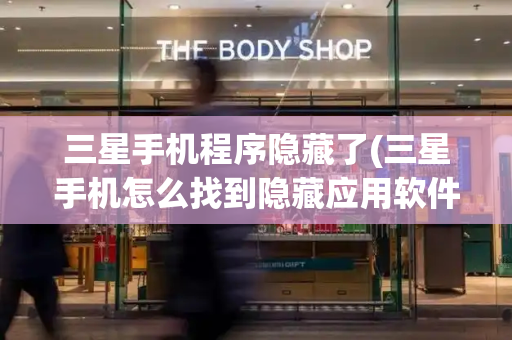 三星手机程序隐藏了(三星手机怎么找到隐藏应用软件)